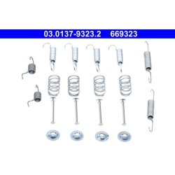 Kit de mâchoires de frein à main ATE 03.0137-9323.2 pour CHEVROLET, DAEWOO et plus encore... ATE