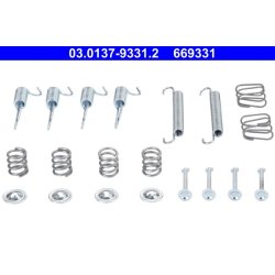 Kit de mâchoires de frein à main ATE 03.0137-9331.2 pour HYUNDAI, KIA ATE