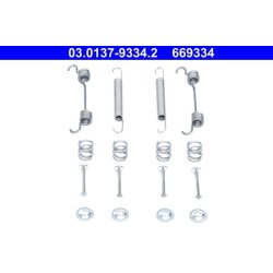 Kit de mâchoires de frein à main ATE 03.0137-9334.2 pour HYUNDAI, KIA ATE