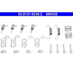 Kit de mâchoires de frein à main ATE 03.0137-9338.2 pour SUBARU ATE