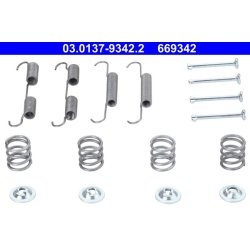 Kit de mâchoires de frein à main ATE 03.0137-9342.2 pour MERCEDES, NISSAN ATE