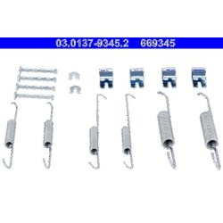 Kit de garnitures de freins ATE 03.0137-9345.2 pour TOYOTA FORTUNER, HILUX ATE