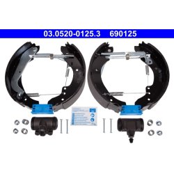 Brake Shoe Set ATE 03.0520-0125.3 OE Ref 7701204673