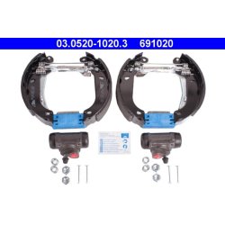 Brake Shoe Set ATE 03.0520-1020.3 OE Ref 7701205098