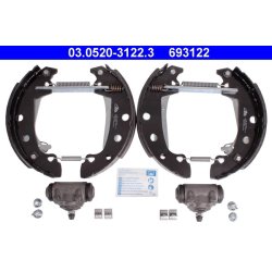 Brake Shoe Set ATE 03.0520-3122.3 OE Ref 7701205104