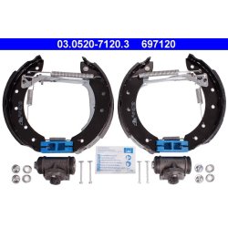 Jeu de mâchoires de frein ATE 03.0520-7120.3 pour RENAULT, LAGUNA OE 7701205817