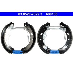 Jeu de mâchoires de frein ATE 03.0520-7322.3 pour FORD TOURNEO, TRANSIT