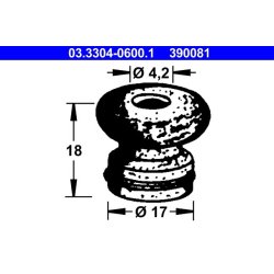 Bouchon de réservoir de liquide de frein ATE 03.3304-0600.1 OE 34314051734