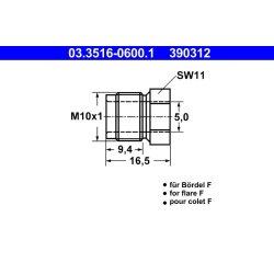 Union Bolt ATE 03.3516-0600.1