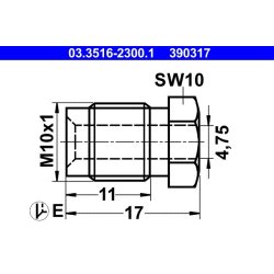 Union Bolt ATE 03.3516-2300.1