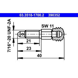 Vis de purge ATE 03.3518-1700.2