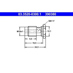 Banjo Bolt ATE 03.3520-0300.1