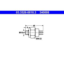 Stop Light Switch ATE 03.3526-0810.3