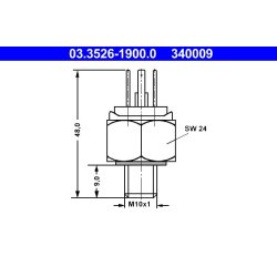 Stop Light Switch ATE 03.3526-1900.0