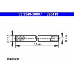 Hose ATE 03.3549-5000.1