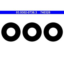 Connector Adapter (bleeding Unit) Gasket Set ATE 03.9302-0736.3