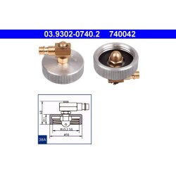 Brake Bleeder Adapter ATE 03.9302-0740.2