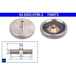 Brake Bleeder Adapter ATE 03.9302-0786.2