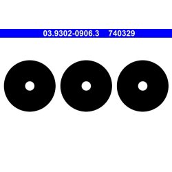 Connector Adapter (bleeding Unit) Gasket Set ATE 03.9302-0906.3