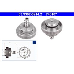 Brake Bleeder Adapter ATE 03.9302-0914.2