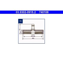 Brake Bleeder Adapter ATE 03.9302-0915.2