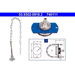 Brake Bleeder Adapter ATE 03.9302-0918.2