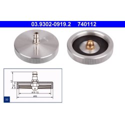 Brake Bleeder Adapter ATE 03.9302-0919.2