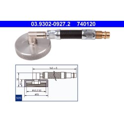 Brake Bleeder Adapter ATE 03.9302-0927.2