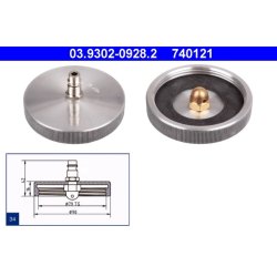 Brake Bleeder Adapter ATE 03.9302-0928.2