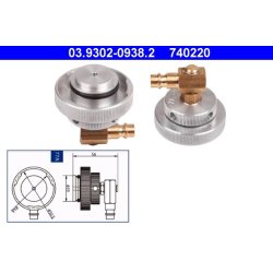 Brake Bleeder Adapter ATE 03.9302-0938.2