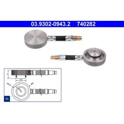 Brake Bleeder Adapter ATE 03.9302-0943.2