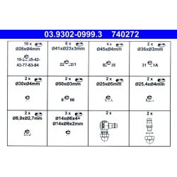 Connector Adapter (bleeding Unit) Gasket Set ATE 03.9302-0999.3