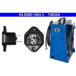 Brake Hydraulics Non heat. Appliance Socket ATE 03.9302-1503.3