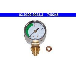 Manomètre hydraulique de freinage ATE 03.9302-9023.3