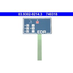 Brake Hydraulics Membrane Keypad ATE 03.9302-9214.3