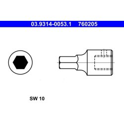 Socket Wrench Insert ATE 03.9314-0053.1