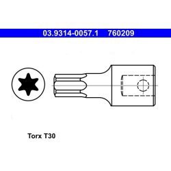 Socket Wrench Insert ATE 03.9314-0057.1