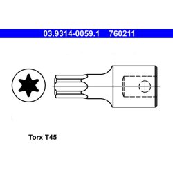 Socket Wrench Insert ATE 03.9314-0059.1