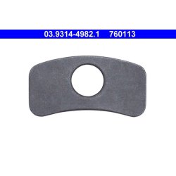 Outil de réinitialisation du piston d'étrier de frein, plaque de butée ATE 03.9314-4982.1