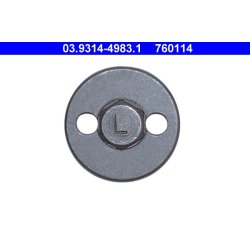 Adaptateur d'outil de réinitialisation d'étrier de frein ATE 03.9314-4983.1