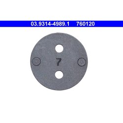Adaptateur d'outil de réinitialisation d'étrier de frein ATE 03.9314-4989.1