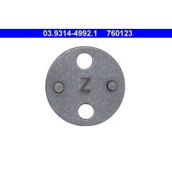 Adaptateur d'outil de réinitialisation d'étrier de frein ATE 03.9314-4992.1