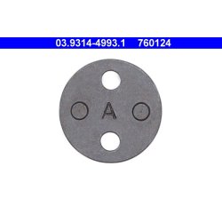 Adaptateur d'outil de réinitialisation d'étrier de frein ATE 03.9314-4993.1