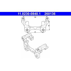 Brake Caliper Bracket ATE 11.0230-0840.1 OE Ref C2C27289