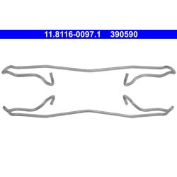 Ressort d'étrier de frein ATE 11.8116-0097.1 pour CHEVROLET, DAEWOO et plus encore... ATE