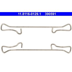 Ressort d'étrier de frein ATE 11.8116-0129.1 pour CHEVROLET, CITROEN et plus encore... ATE
