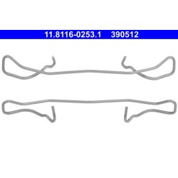 Ressort d'étrier de frein ATE 11.8116-0253.1 pour MERCEDES OE 0004218891 ATE