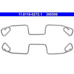 Ressort d'étrier de frein ATE 11.8116-0272.1 pour FORD, SEAT, VW ATE
