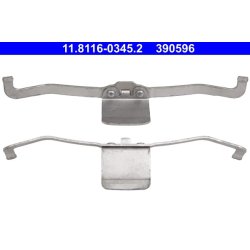 Ressort d'étrier de frein ATE 11.8116-0345.2 pour FORD, VAUXHALL, SAAB et plus encore... ATE