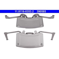 Ressort d'étrier de frein ATE 11.8116-0353.2 pour BMW, MERCEDES ATE